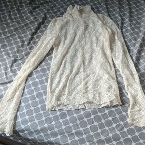 Free People Lace Longsleeve